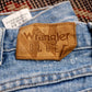 Wrangler W36 L34 Straight Leg Relaxed Fit Blue Denim Jeans