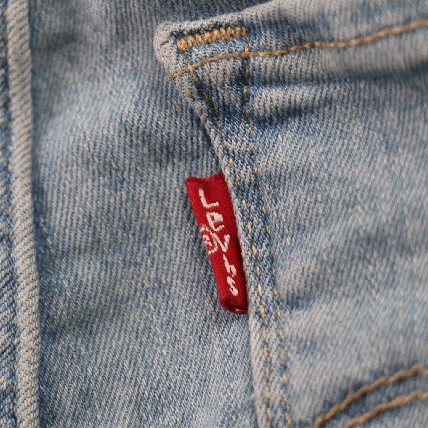 Levi's 720 Red Tab W26 L29 Super Skinny Blue Denim Jeans
