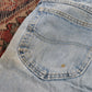 Lee W32 L31 Straight Leg Relaxed Fit Classic Ripped Style Blue Denim Jeans