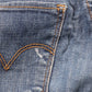 Levi's 711 Red Tab W28 L29 Skinny Blue Denim Jeans