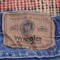 Wrangler W44 L23 Straight Leg Relaxed Fit Blue Denim Jeans