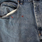 Wrangler W34 L31 Straight Leg Relaxed Fit Blue Denim Jeans