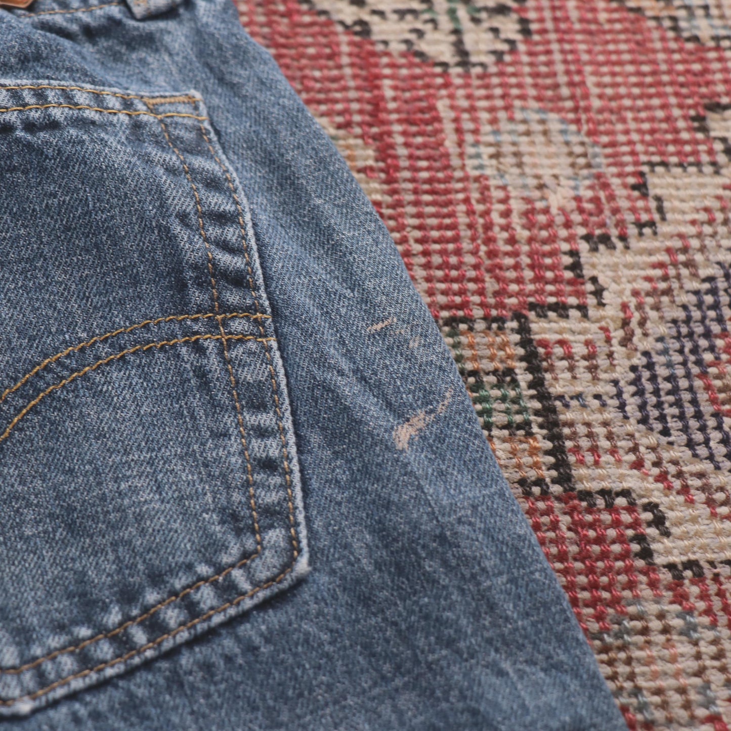 Levi's 514 Red Tab W32 L29 Straight Leg Blue Denim Jeans