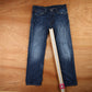 Levi's 514 Red Tab W34 L28 Straight Leg Blue Denim Jeans