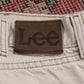 Lee W34 L33 Straight Leg Beige Denim Jeans