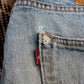 Levi's 512 W34 L30 Tapered Leg Slim Fit Blue Denim Jeans