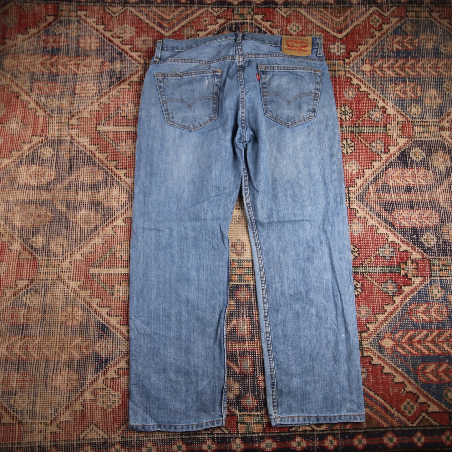 Levi's 569 W36 L28 Straight Leg Loose Fit Blue Denim Jeans