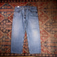 Levi's 550 W38 L28 Tapered Leg Relaxed Fit Blue Denim Jeans