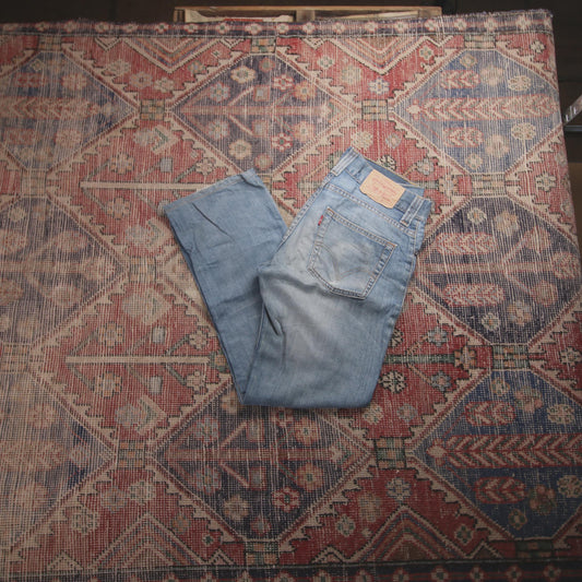 Levi's 506 W32 L28 Straight Leg Blue Denim Jeans