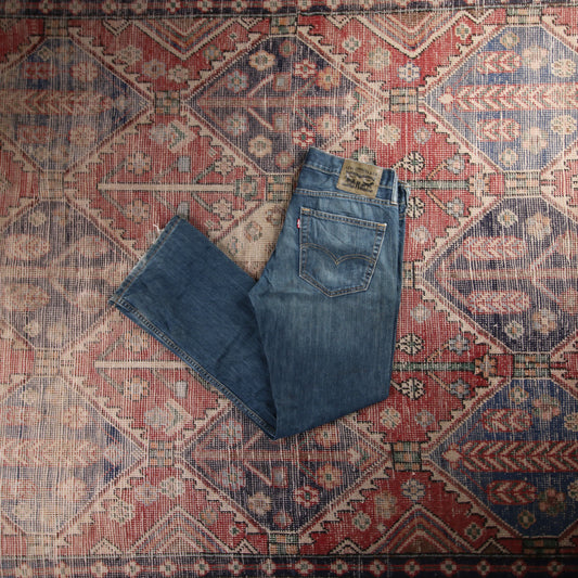 Levi's Red Tab W32 L28 Straight Leg Relaxed Fit Blue Denim Jeans