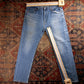 Levi's 505 Red Tab W34 L31 Straight Leg Regular Fit Blue Denim Jeans