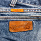 Wrangler W34 L34 Straight Leg Relaxed Fit Blue Denim Jeans