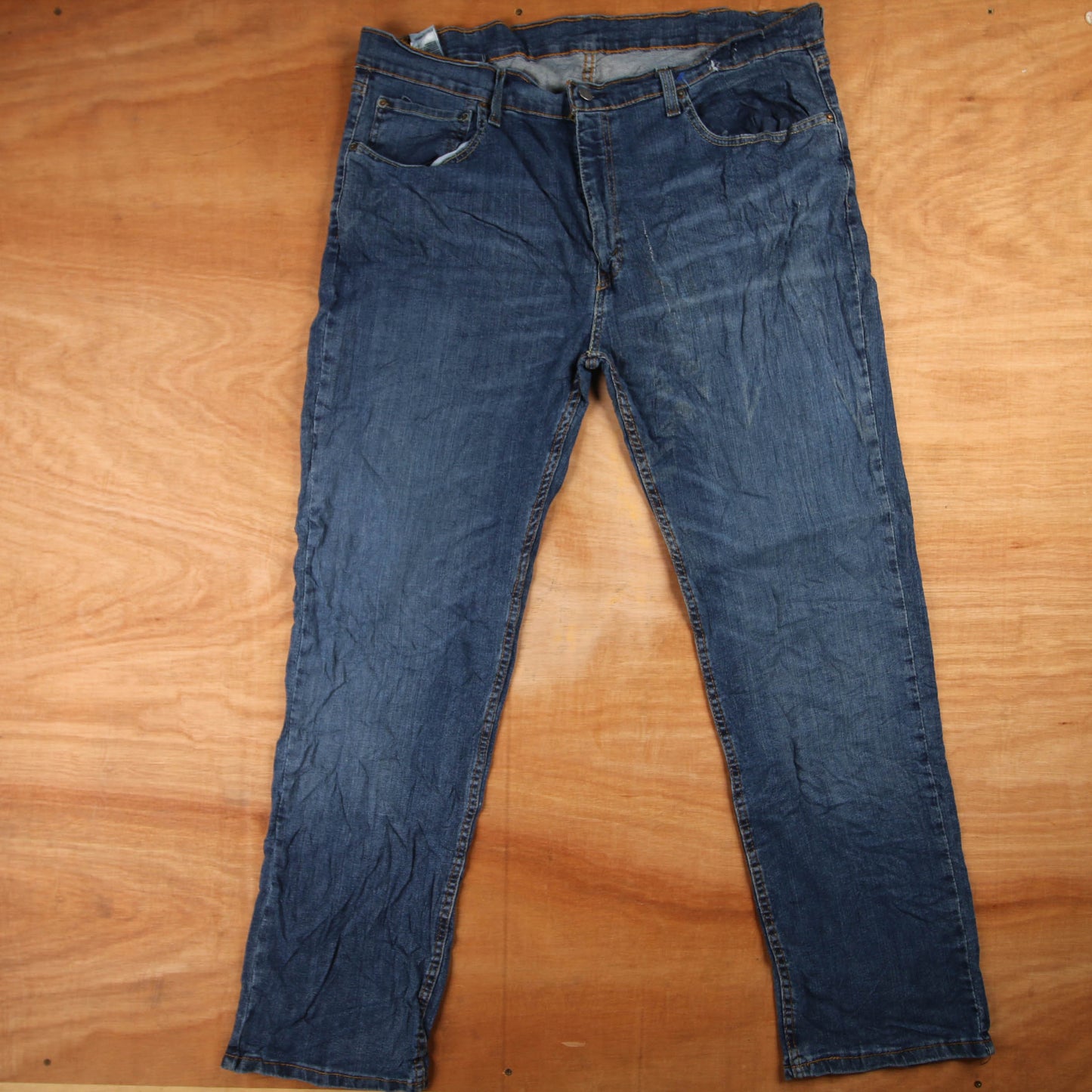 Levi's 559 Red Tab W40 L31 Straight Leg Relaxed Fit Blue Denim Jeans