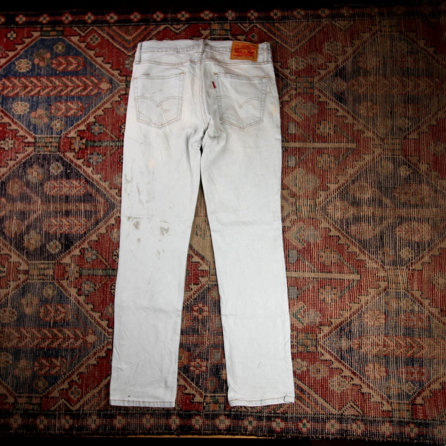 Levi's 511 W32 L30 Slim Fit White Denim Jeans