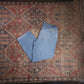 Lee W34 L27 Straight Leg Loose Fit Blue Denim Jeans