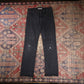 Levi's 314 W30 L29 Straight Leg Black Denim Jeans