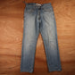 Levi's 505 Red Tab W30 L30 Straight Leg Regular Fit Blue Denim Jeans