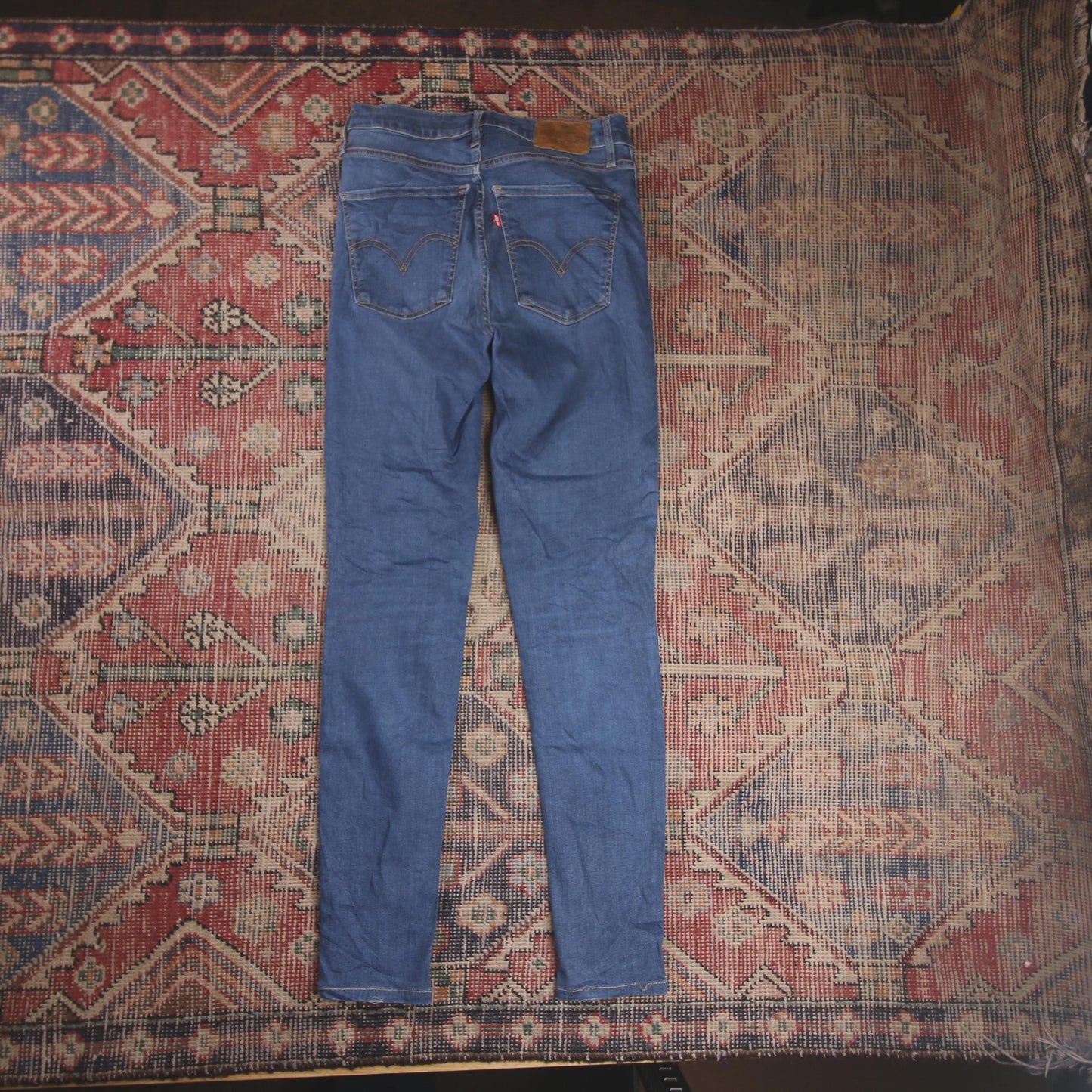 Levi's W26 L29 Skinny Blue Denim Jeans