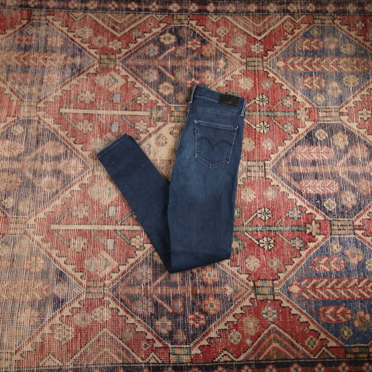 Levi's W30 L25 Straight Leg Blue Denim Jeans