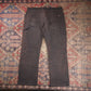 Dickies W30 L31 Straight Leg Slim Fit Black Cotton Blend Trousers