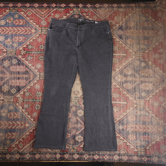 Lee W38 L27 Flared Black Denim Jeans