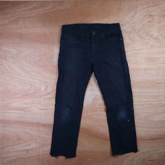 Levi's 511 Red Tab W32 L26 Slim Fit Black Denim Jeans