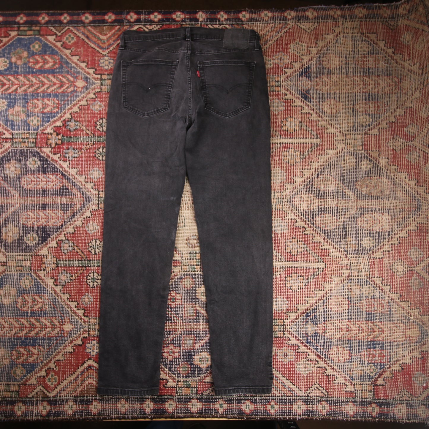 Levi's W34 L30 Tapered Leg Relaxed Fit Blue Denim Jeans