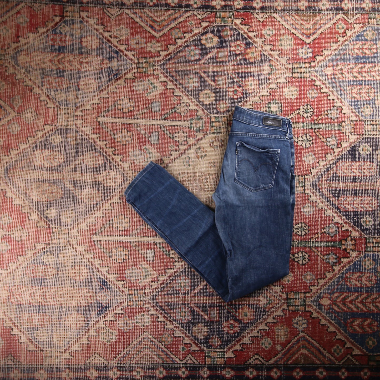 Levi's Black Tab W28 L32 Skinny Blue Denim Jeans