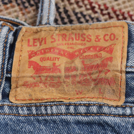 Levi's W38 L31 Straight Leg Relaxed Fit Blue Denim Jeans
