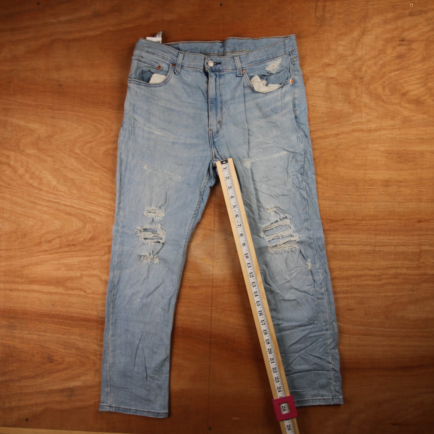 Levi's 511 Red Tab W36 L26 Slim Fit Blue Denim Jeans