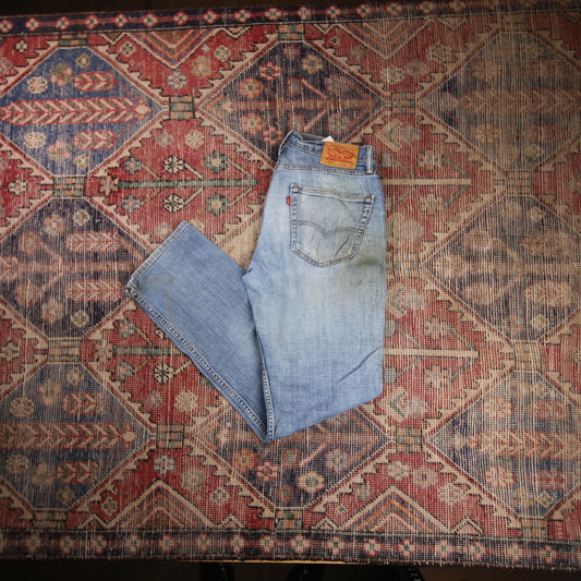 Levi's 514 W34 L32 Straight Leg Blue Denim Jeans