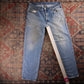 Levi's 550 Red Tab W36 L31 Tapered Leg Relaxed Fit Blue Denim Jeans