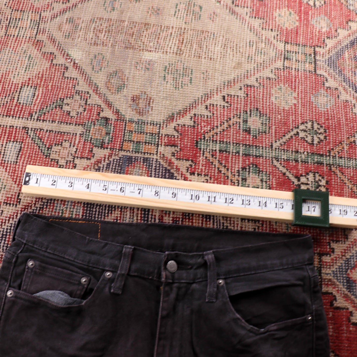 Levi's 514 White Tab W34 L33 Straight Leg Grey Denim Jeans