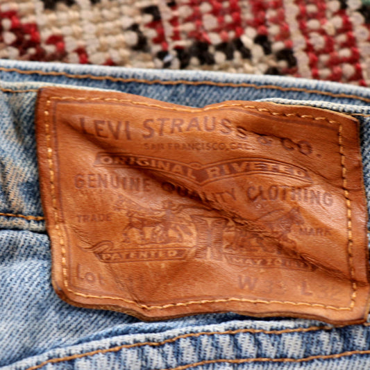 Levi's Red Tab W28 L32 Straight Leg Slim Fit Blue Denim Jeans