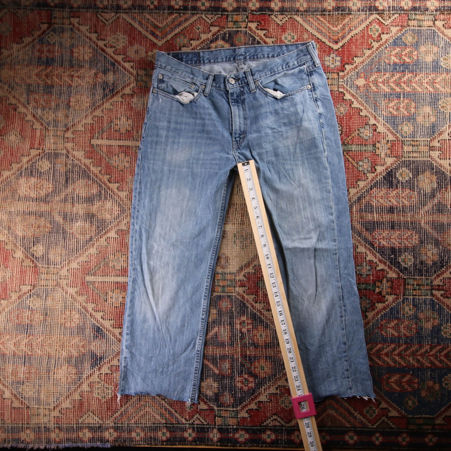 Levi's Red Tab W34 L26 Straight Blue Denim Jeans