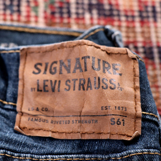 Levi's Signature W30 L27 Blue Denim Jeans