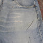 Levi's 527 W36 L24 Bootcut Distressed Style Blue Denim Jeans