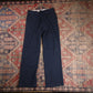 Dickies W30 L29 Straight Leg Blue Cotton Blend Trousers