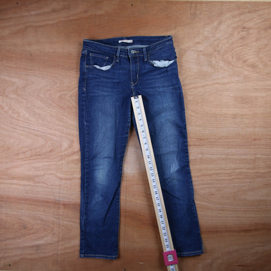 Levi's 711 Red Tab W30 L27 Skinny Blue Denim Jeans