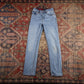 Levi's 514 W26 L29 Straight Leg Blue Denim Jeans