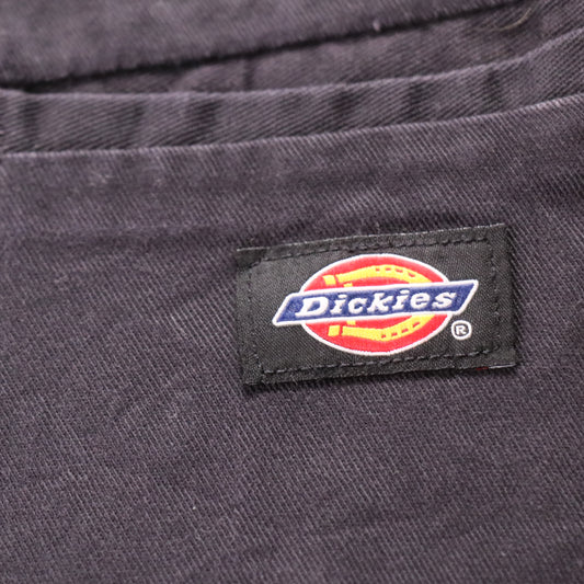 Dickies W36 L31 Skinny Straight Black Cotton Blend Trousers
