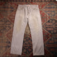 Levi's 501 W32 L28 Original Fit Beige Denim Jeans