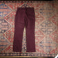 Lee W28 L27 Straight Leg Red Denim Jeans
