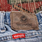 Wrangler W36 L31 Straight Leg Blue Denim Jeans