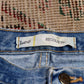 Lee W36 L32 Straight Leg Blue Denim Jeans