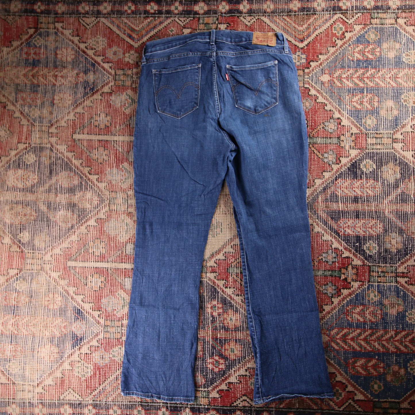 Levi's W30 L29 Bootcut Blue Denim Jeans