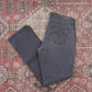 Levi's W30 L28 Straight Leg Black Denim Jeans