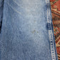 Wrangler W38 L31 Straight Leg Relaxed Fit Blue Denim Jeans