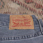 Levi's 505 W28 L31 Straight Leg Regular Fit Blue Denim Jeans