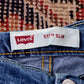 Levi's 511 Red Tab W30 L29 Slim Fit Classic Ripped Style Blue Denim Jeans